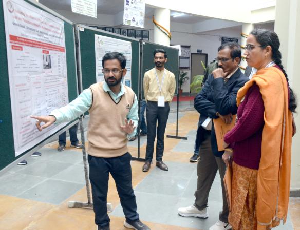 Posters on wildlife health, environmental drivers of disease, diagnostics, vaccines, and biosecurity were displayed